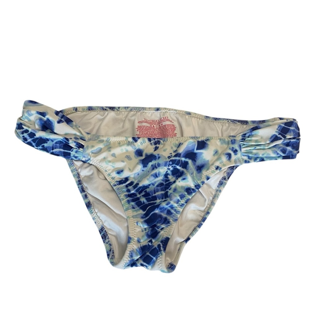 Victoria's Secret Blue and White Tie-Dye Bikini